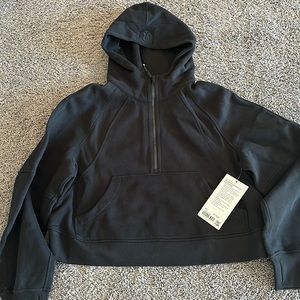 NWT lululemon Scuba Oversized Half Zip Hoodie